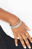 Paparazzi Accessories Stackable Sparkle - Blue Bracelet