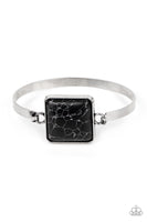 Paparazzi Accessories Turning a CORNERSTONE - Black Bracelet