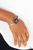 Paparazzi Accessories Turning a CORNERSTONE - Black Bracelet