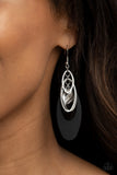 Paparazzi Accessories Ambitious Allure - Black Earring