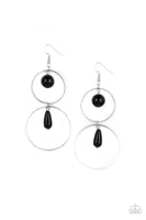 Paparazzi Accessories Cultured in Couture - Black Earring