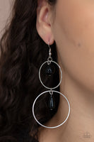 Paparazzi Accessories Cultured in Couture - Black Earring