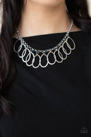 Paparazzi Accessories Double OVAL-time - Brown Necklace