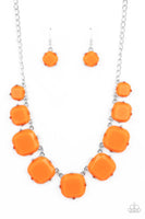 Paparazzi Accessories Prismatic Prima Donna - Orange Necklace