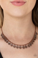 Paparazzi Accessories Dainty DISCovery - Copper Necklace