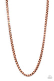 Paparazzi Accessories Combat Zone - Copper Necklace