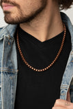 Paparazzi Accessories Combat Zone - Copper Necklace