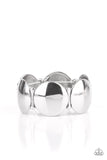Paparazzi Accessories Going, Going, GONG! - Silver Bracelet
