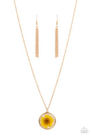 Paparazzi Accessories Prairie Promenade - Yellow Necklace