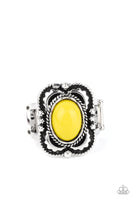 Paparazzi Accessories Vivaciously Vibrant - Yellow Ring