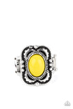 Paparazzi Accessories Vivaciously Vibrant - Yellow Ring