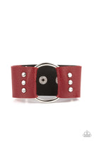 Paparazzi Accessories Moto Mayhem - Red Bracelet