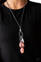 Paparazzi Accessories Fundamentally Flirtatious - Orange Necklace Set