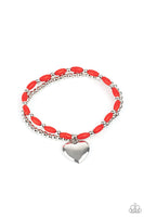 Paparazzi Accessories Candy Gram - Red Bracelet