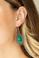 Paparazzi Accessories Dream STAYCATION - Green Earring