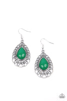 Paparazzi Accessories Dream STAYCATION - Green Earring