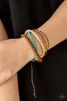 Paparazzi Accessories STACK To Basics - Blue Bracelet