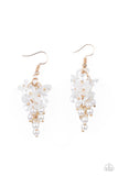Paparazzi Accessories Bountiful Bouquets - Gold Earring - Life of the Party June '21