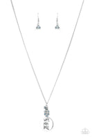 Paparazzi Accessories Words To Live By - Blue Necklace