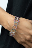 Paparazzi Accessories Future, Past, and POLISHED - Pink Bracelet