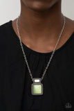 Paparazzi Accessories Ethereally Elemental Green Necklace