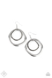 Paparazzi Accessories Spinning With Sass - Silver Earring
