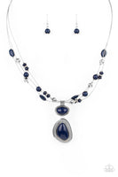 Paparazzi Accessories Discovering New Destinations - Blue Necklace Set