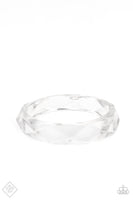 Paparazzi Accessories Clear-Cut Couture - White Bracelet