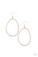 Paparazzi Accessories OVAL-ruled! - Gold Earring