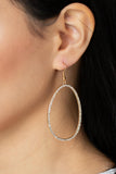 Paparazzi Accessories OVAL-ruled! - Gold Earring