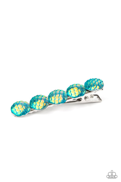 Paparazzi Accessories Mesmerizingly Mermaid - Blue Hair Clip