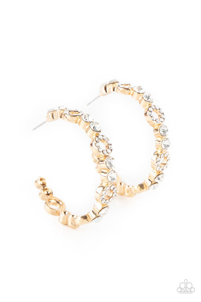 Paparazzi Accessories Swoon-Worthy Sparkle Gold Earring