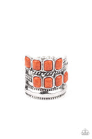 Paparazzi Accessories Mojave Monument - Orange Ring