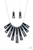 Paparazzi Accessories FAN-tastically Deco - Blue Necklace