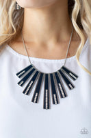 Paparazzi Accessories FAN-tastically Deco - Blue Necklace
