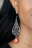Paparazzi Accessories Transcendent Trendsetter - Orange Earring
