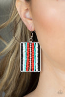 Paparazzi Accessories Beadwork Wonder - Red Earring