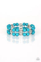 Paparazzi Accessories Daisy Debutante Blue Bracelet
