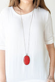 Paparazzi Accessories Stone Stampede Red Necklace
