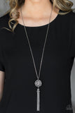 Paparazzi Accessories Rhinestone Revolution - White Necklace - Life of the Party Sept '21