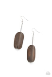 Paparazzi Accessories Tamarack Trail - Brown Earring