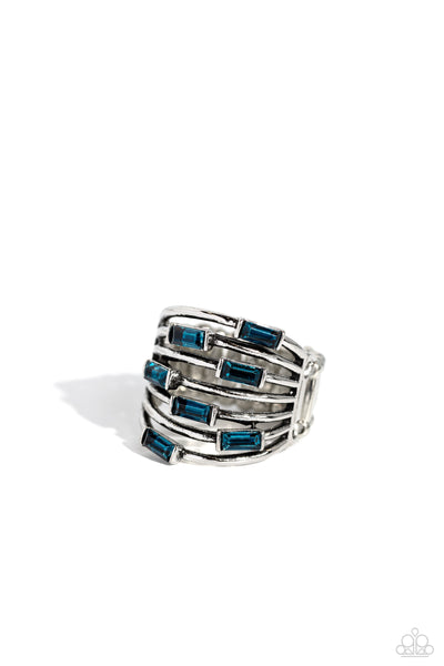 Paparazzi Accessories Exceptional Edge - Blue Ring