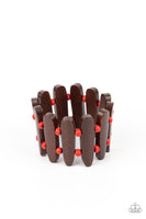 Paparazzi Accessories Coronado Cabana - Red Bracelet
