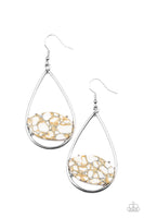 Paparazzi Accessories Tropical Terrazzo - White Earring