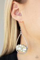 Paparazzi Accessories Tropical Terrazzo - White Earring