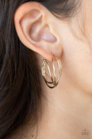 Paparazzi Accessories City Contour - Gold Earring