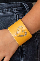 Paparazzi Accessories Rodeo Romance - Yellow Bracelet