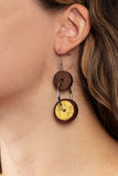 Paparazzi Accessories Artisanal Aesthetic - Yellow Earring