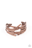 Paparazzi Accessories Stockpiled Style - Copper Bracelet