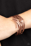 Paparazzi Accessories Stockpiled Style - Copper Bracelet